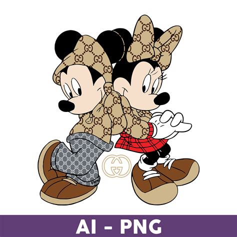 mickey gucci png|mickey mouse in gucci.